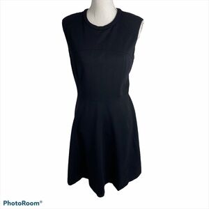 Magaschoni Fit & Flare Black Dress Women’s Sz 8